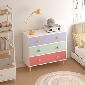 3 Drawer Dresser, Storage Cabinet With Anti Tip Safety