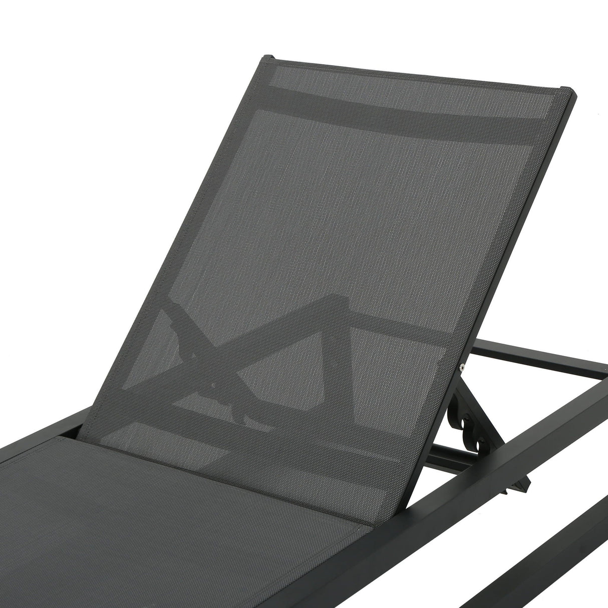Chaise Lounge With 5 Reclining Positions, Outdoor Patio Lounge Chairs