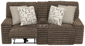 Lynx - Power Reclining Console Loveseat With Zero Gravity