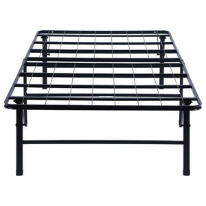 Mabel Metal Twin Mattress Support Platform Bed Black