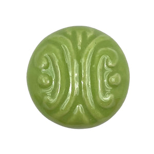 Ceramic embossed  cabinet knobs 6 pack knobs for cabinets and drawers, closet door knobs, drawer pulls and knobs with mounting screws