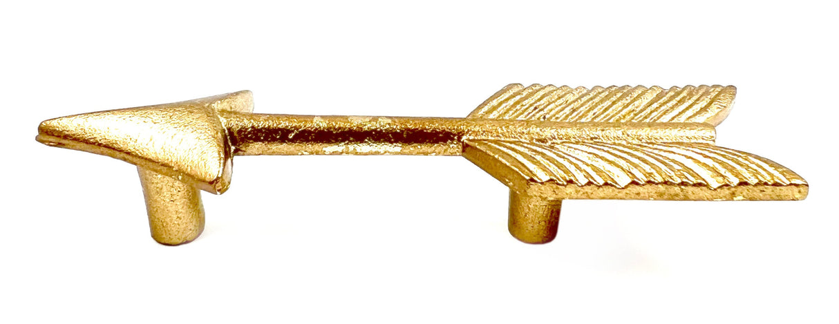 Arrow drawer pull brass set of 6, kitchen cabinet knobs dresser knobs drawer knobs handles