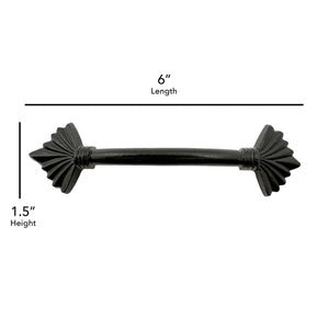 3.5in metal drawer handle pull aged silver set of 6, kitchen cabinet knobs dresser knobs drawer knobs handles