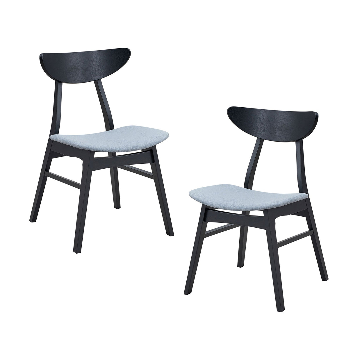 Wooden Dining Chairs Set of 2