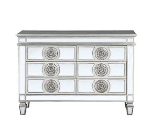 Varian - 34" Server - Mirrored & Antique Platinum