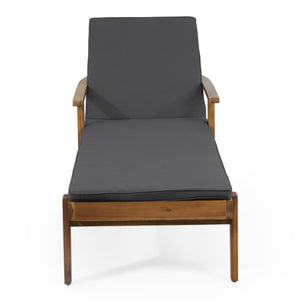 Jason - Chaise Lounge Adjustable Acacia Wood Outdoor Furniture