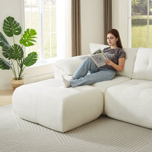 115'' Large Modern 3-Seater Sofa
