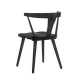 Modern Farmhouse Wood Dining Chairs, Set of 2