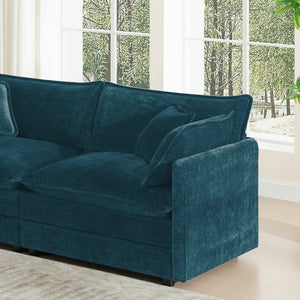 Comfortable Deep Seat Reversible Modular 3 Seater Sectional Sofa