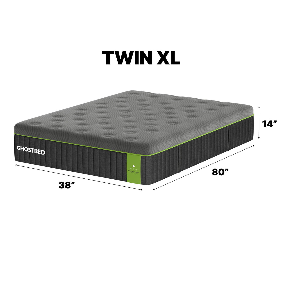 Premium 14" Hybrid Mattress with Cooling Foam Technology and Responsive Coils