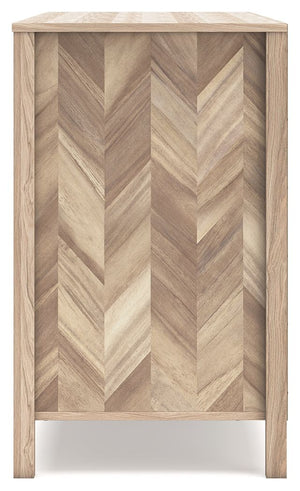 Battelle - Six Drawer Dresser - Tan