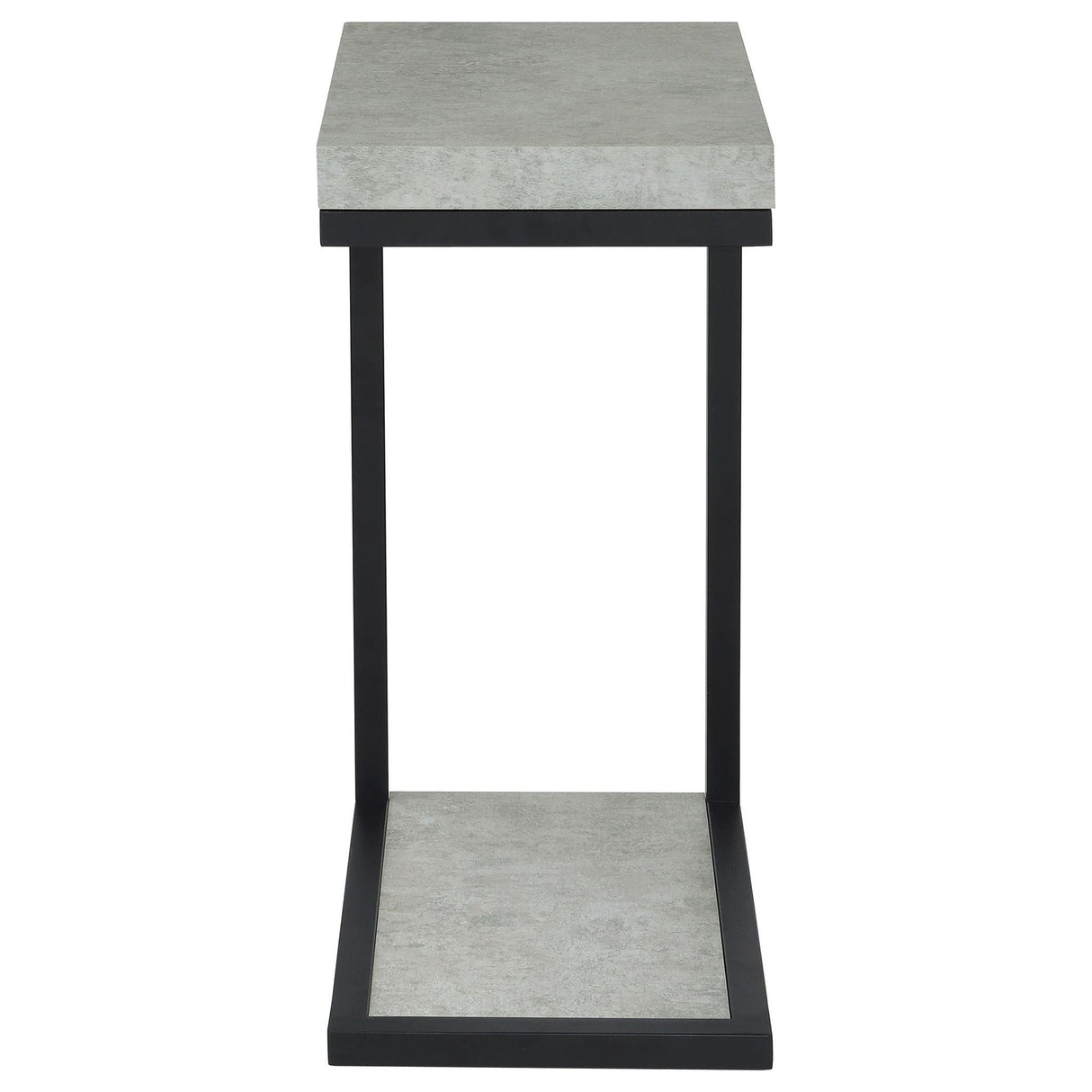 Snack Table With Industrial Base