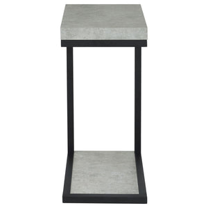 Snack Table With Industrial Base