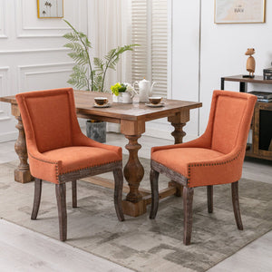 Ultra - Side Dining Chair, Nail Head (Set of 2)
