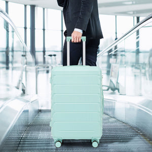 3 Pieces Set 20" / 24" / 28" Spinner Wheel Luggage With Combination Lock