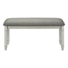 Upholstered Bench With Solid Legs