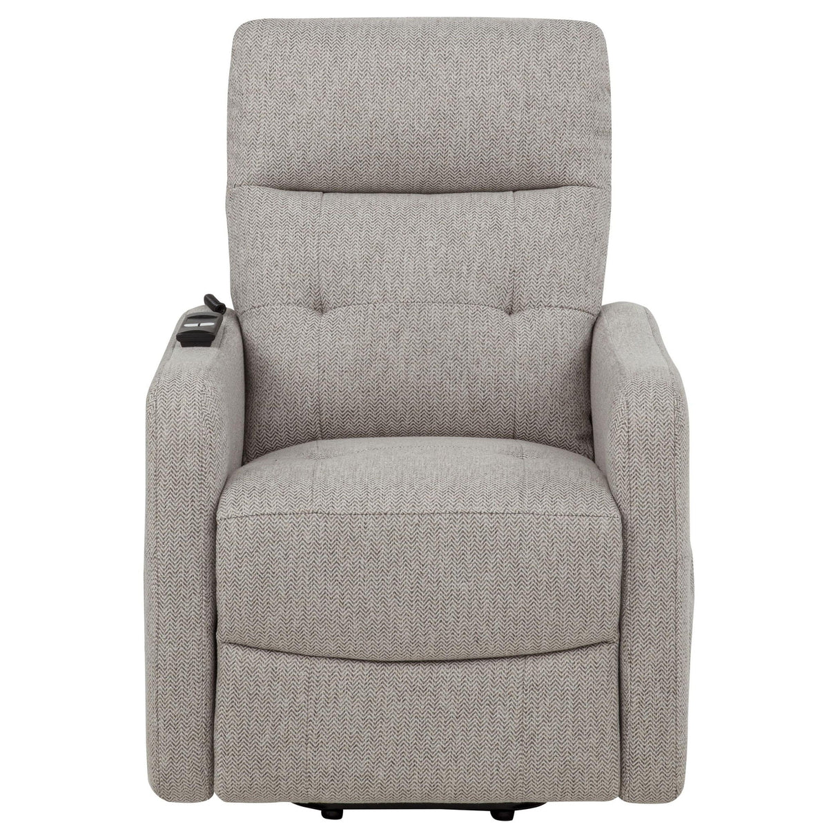 Dayes Upholstered Power Lift Recliner Chair Taupe