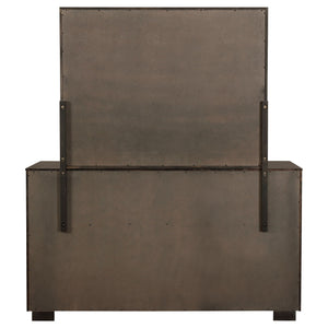 Durango 8-drawer Dresser with Mirror Smoked Peppercorn