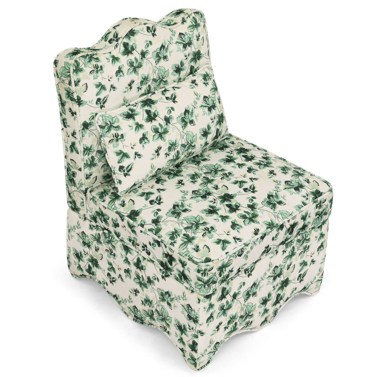 Stylish Flannel Dining Chair With Soft Cushion And Backrest