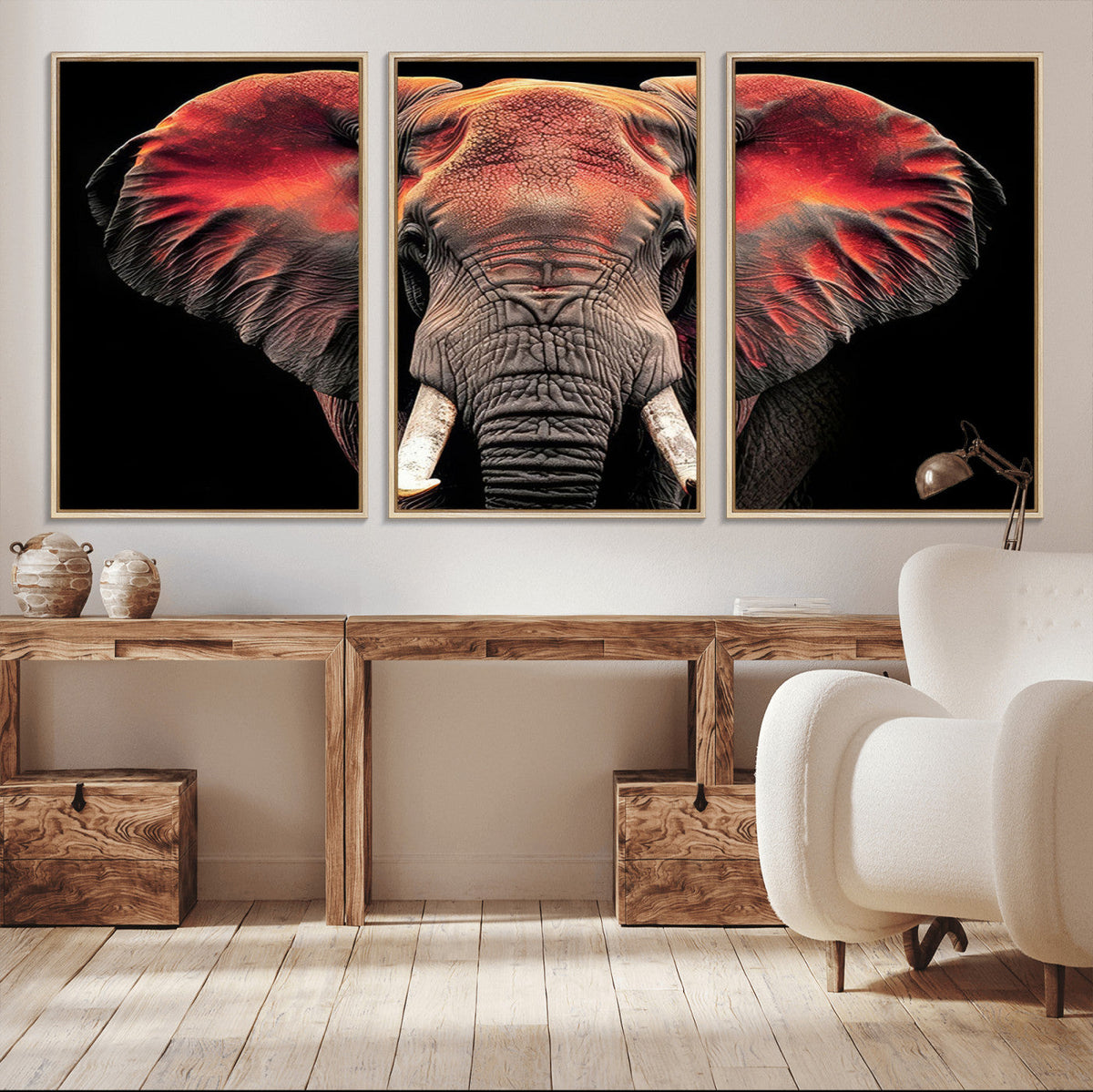Elephant Wall Art Canvas Print