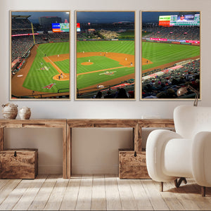 Angel Stadium Aerial Canvas Print – Los Angeles Angels