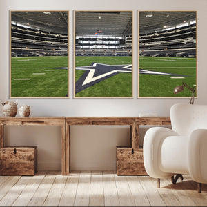 Dallas Cowboys Football Team Print - Arlington AT&T Stadium