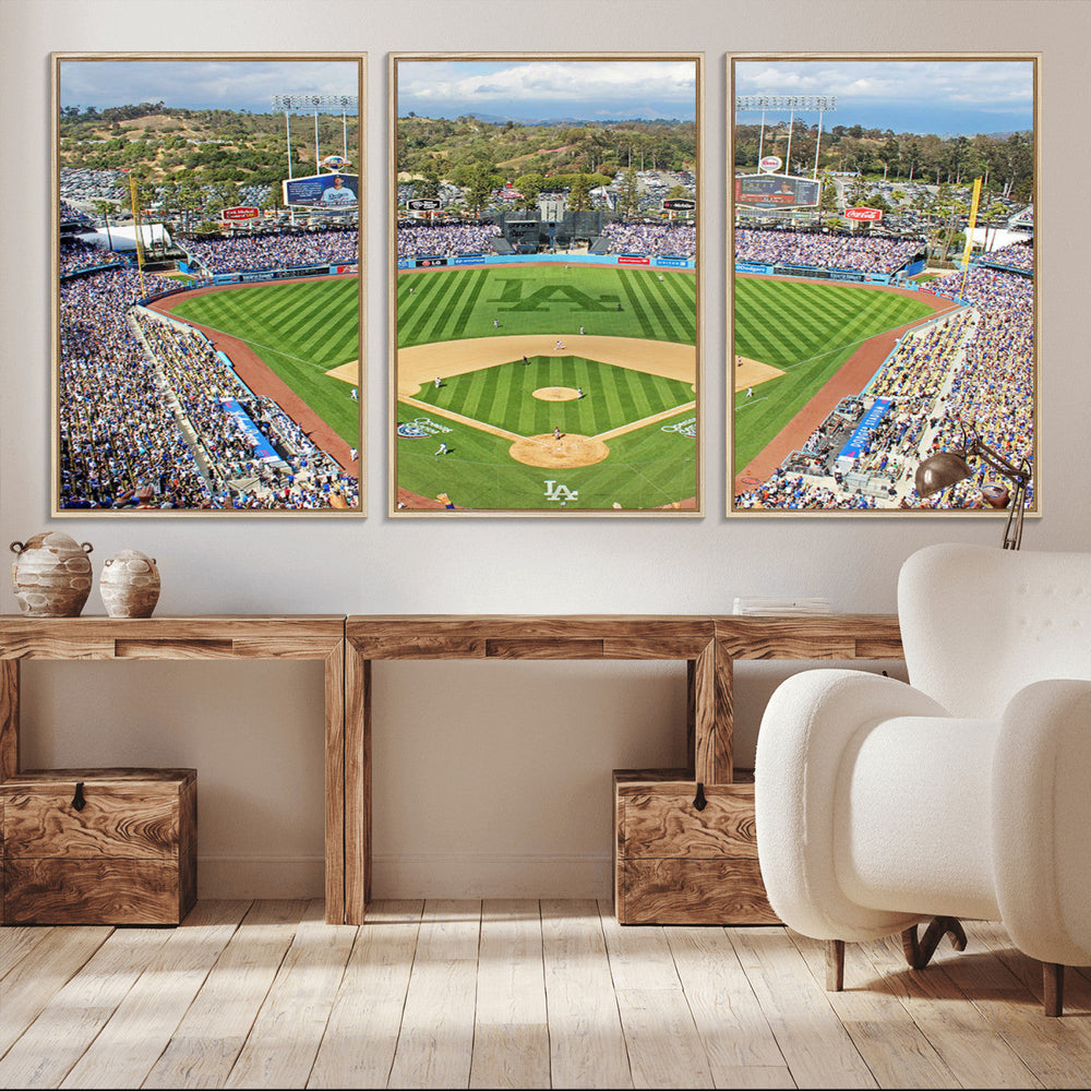 Citi Field Wall Art Print | 3-Panel New York Mets Baseball