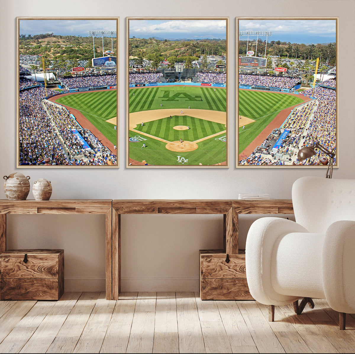 Citi Field Wall Art Print | 3-Panel New York Mets Baseball