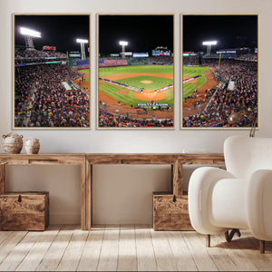 Fenway Park Wall Art Canvas Print | Large Baseball Stadium