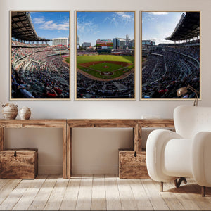 Truist Park Stadium Canvas Wall Art - Atlanta Braves Game