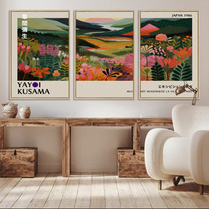 Yayoi Kusama Japan 1986 Wall Art Canvas Print – Vibrant