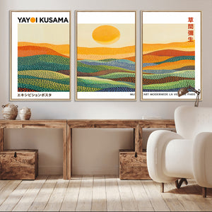 Framed Yayoi Kusama 1986 Wall Art Print – Japanese Wall Art