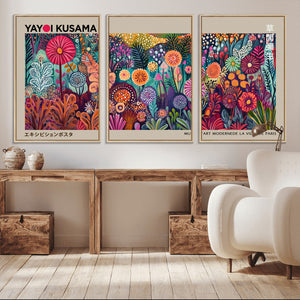 Yayoi Kusama Wall Art Canvas Print, Abstract Art, Large