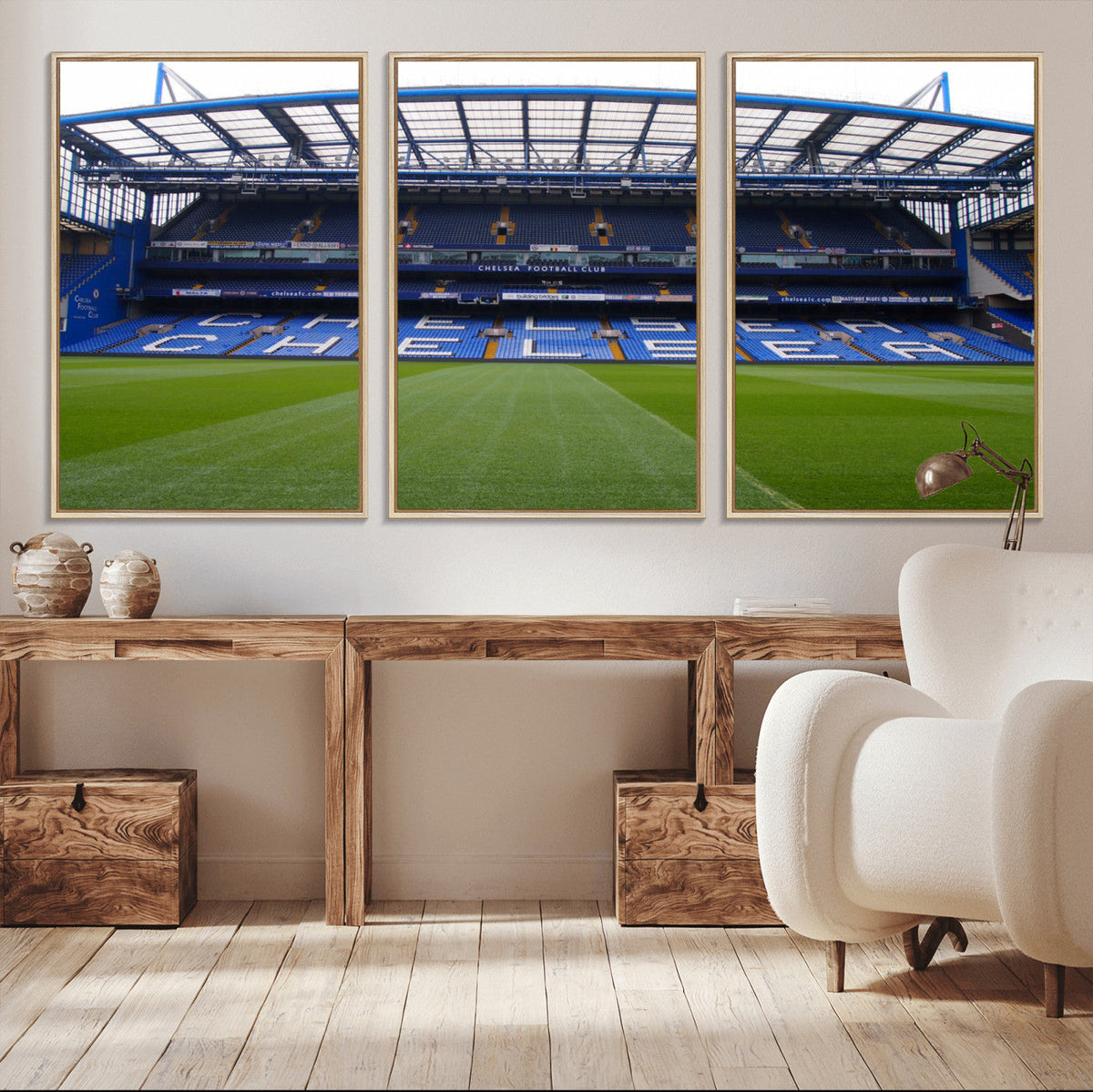 Stamford Bridge Chelsea Football Stadium Canvas Wall Art