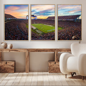 Jordan-Hare Stadium Wall Art Canvas Print, Football Stadium
