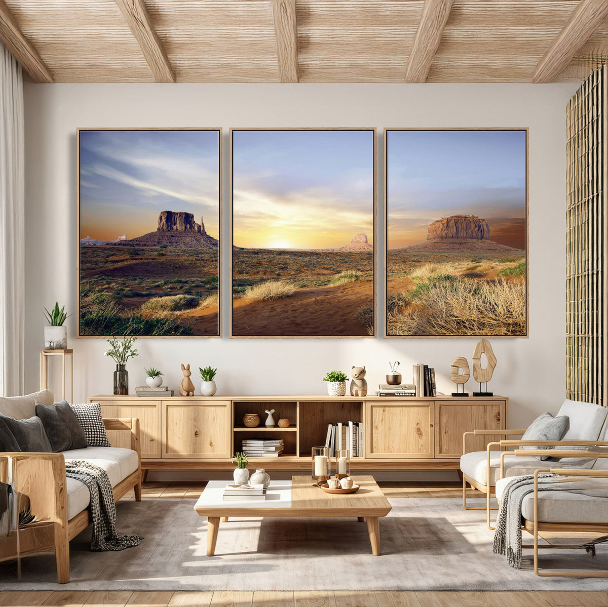 Monument Valley Desert Wall Art Canvas Print, Southwest