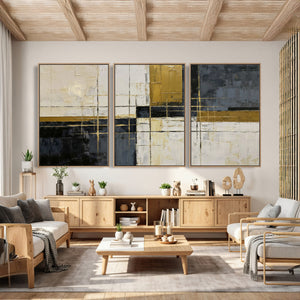 Geometric Abstract Wall Art Canvas Print