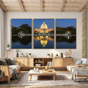US Capitol Building Wall Art Canvas Print – Washington DC