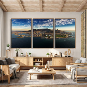 Cape Town Skyline Wall Art Canvas Print – Table Mountain