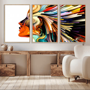 Profile Colors Canvas Print