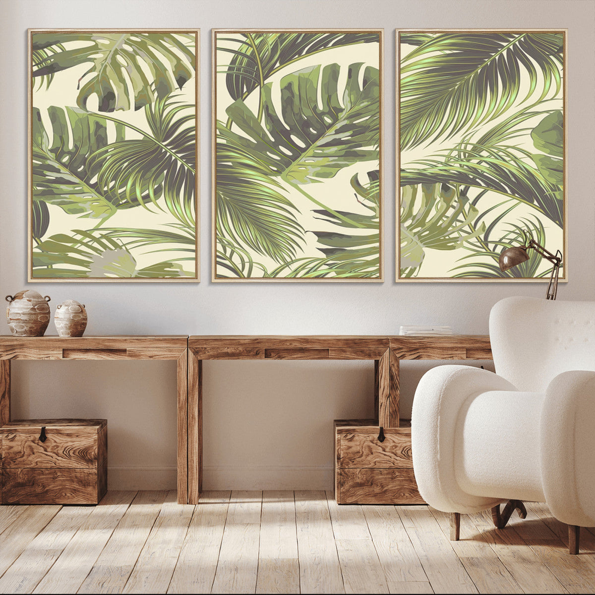 Palm Leaves Canvas Print
