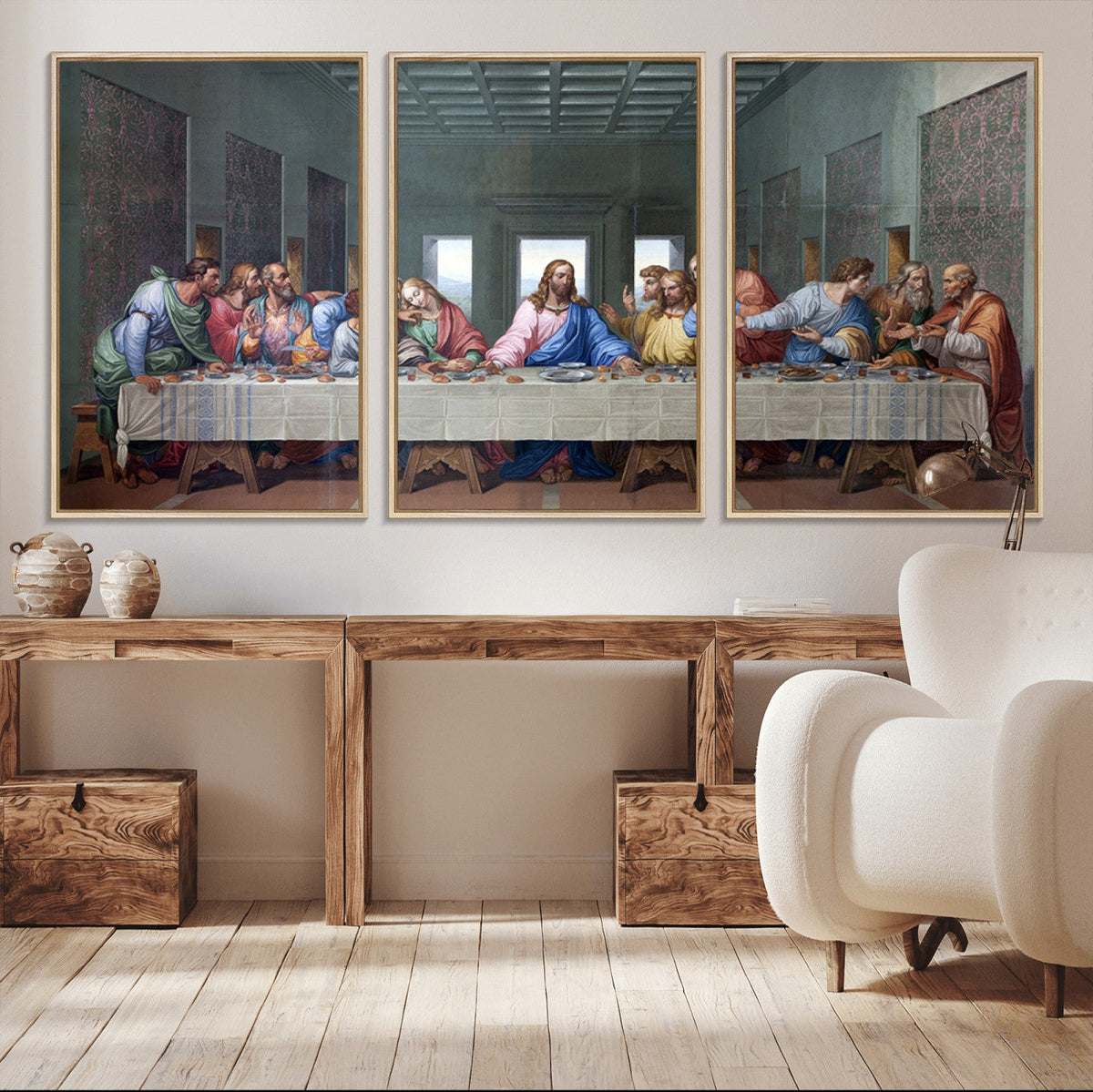 The Last Supper Multi Panel Canvas Wall Art
