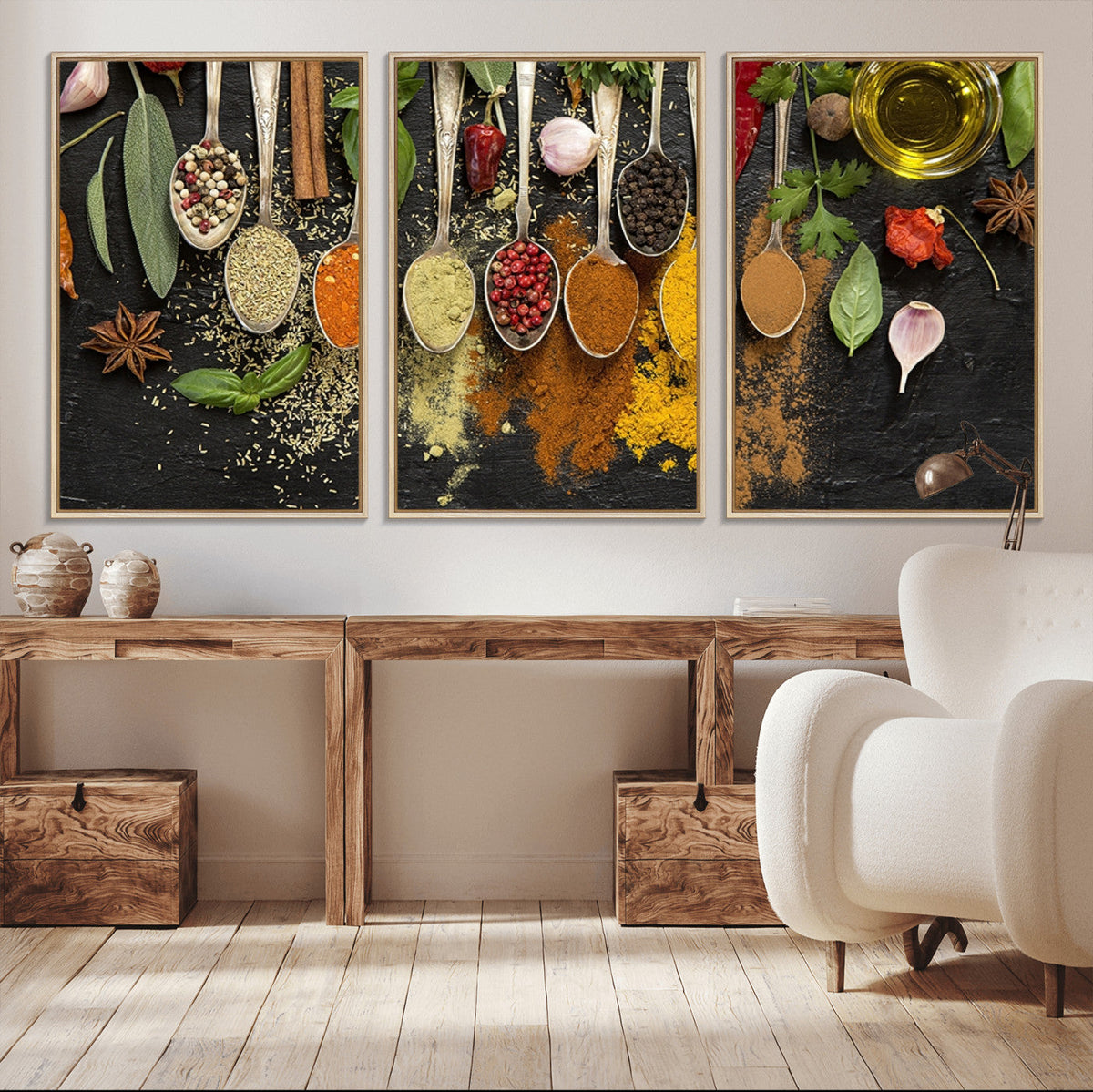 Spices Wall Art Canvas Print