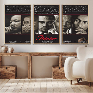 Thinkers of Wall Art Canvas Print - Inspirational Wall Art