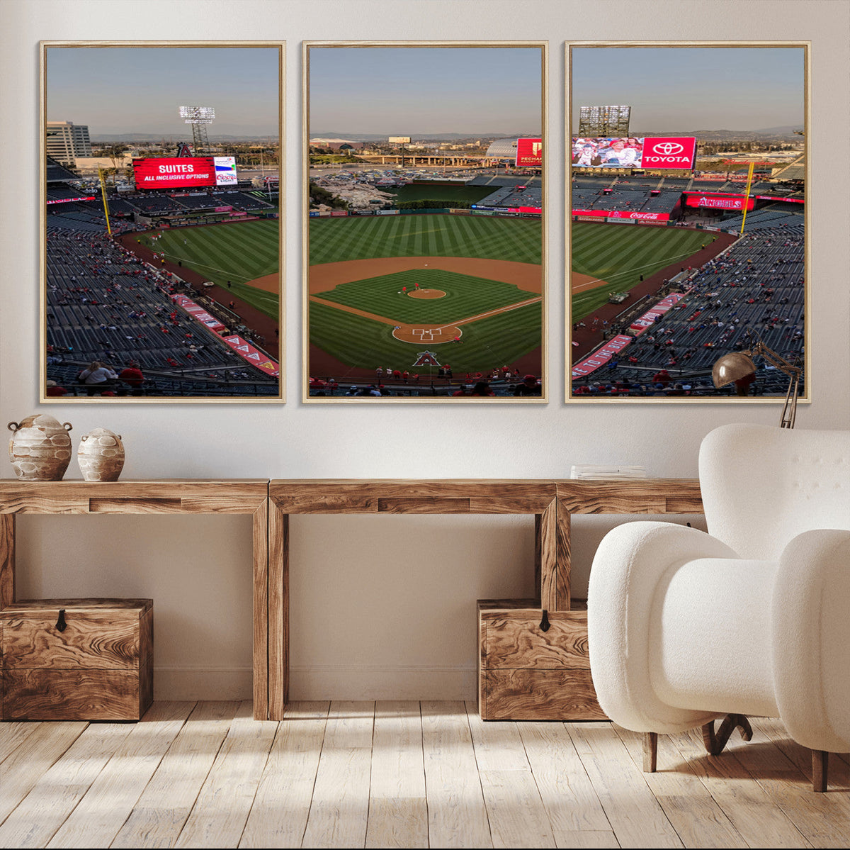 Los Angeles Angels Baseball Canvas Print - Anaheim Angel