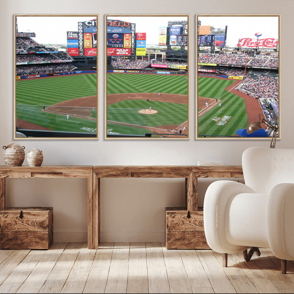New York Mets Baseball Team Print - Citi Field Baseball
