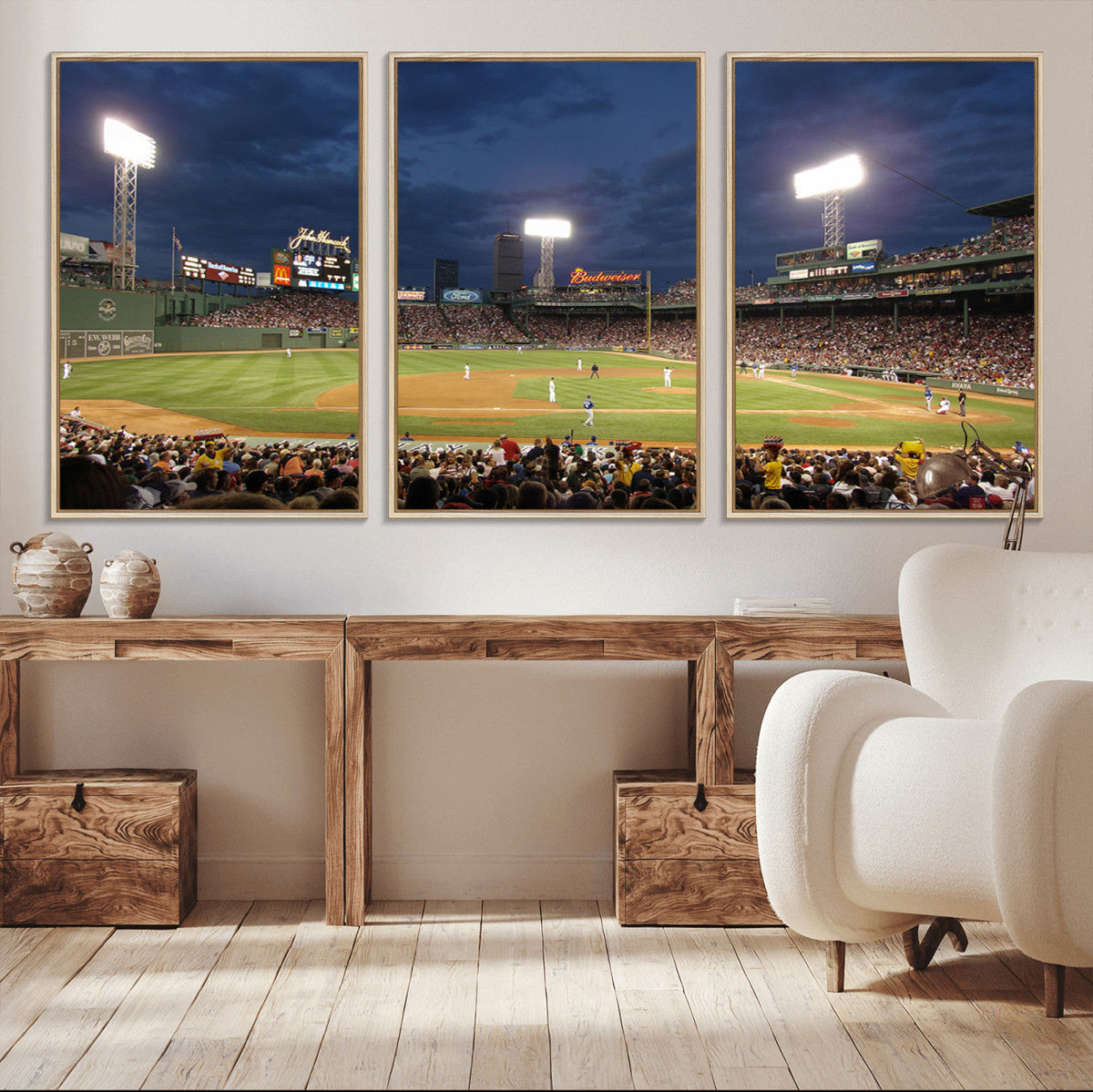 Boston Red Sox Baseball Team Print Canvas - Massachusetts