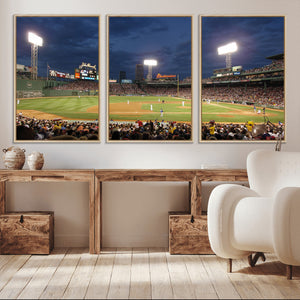Boston Red Sox Baseball Team Print Canvas - Massachusetts