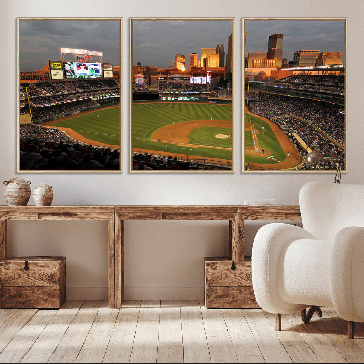 Minnesota Twins Baseball Team Print - Minneapolis Target