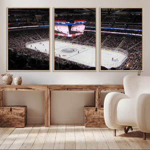Rogers Place Edmonton Oilers Ice Hockey Stadium Wall Art,